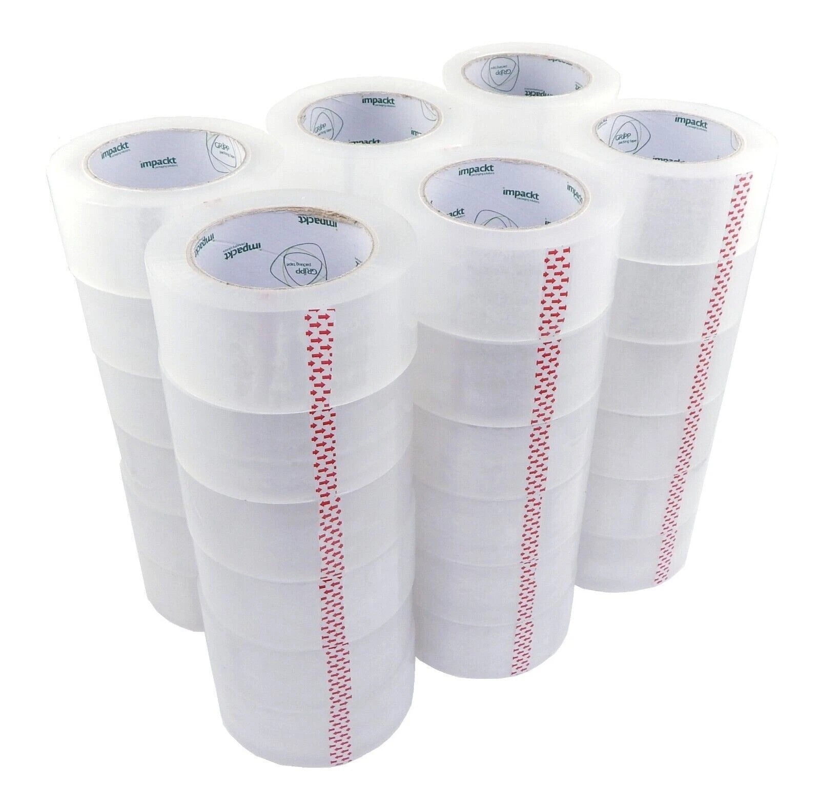 36 Rolls Carton Sealing Clear Packing Tape Box Shipping - 2.2 Mil 2"