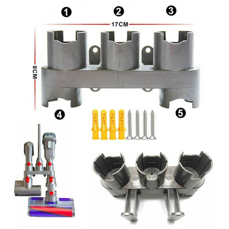 Wall Mount Accessory Holder Attachments Organizer Bracket For Dyson