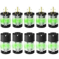 5 Set Lighted Extension Cord Ends, 15a 125V Extension Cord Replacement