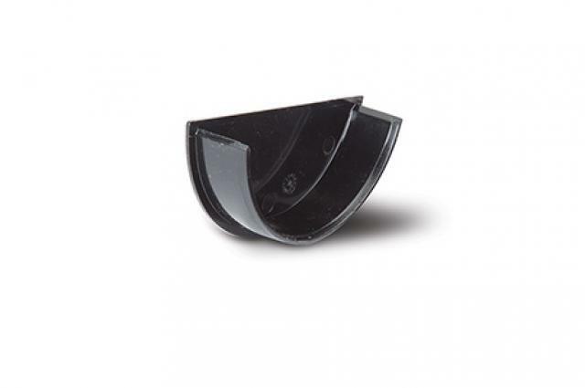 Polypipe 112mm Half Round Internal Stop End Black