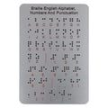 Braille Alphabet Board For For Beginners With Raised Dots Metal Design
