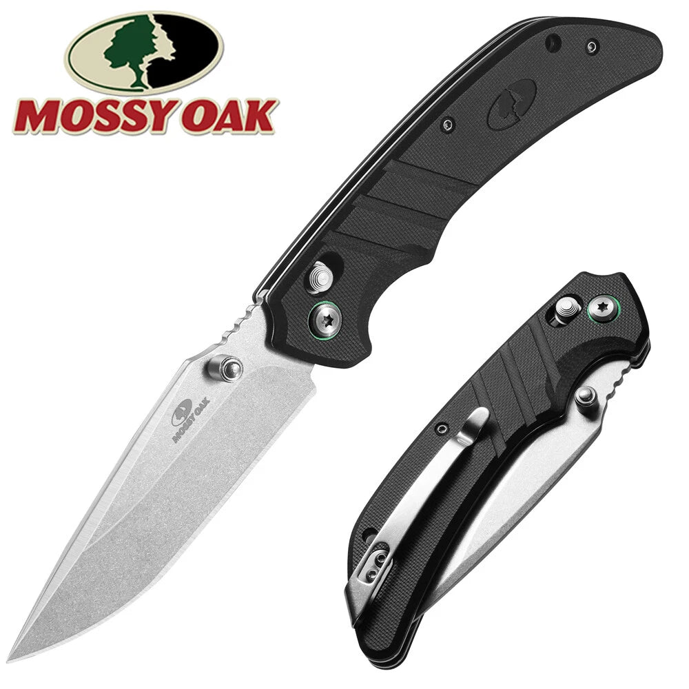 Mossy Oak Folding Pocket Knife Edc Knife Tactical Knife G10 Handle