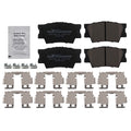 Rear L&R Ceramic Brake Pads Kit for Pontiac Vibe 2009-2010 Toyota