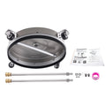 16.5" Pressure Washer Surface Cleaner 4200 PSI w/ Dual Nozzle Stainless