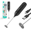 HAUSHOF Electric Milk Frother Handheld Foam Maker Whisk Mixer Stirrer USB Type-C