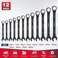 ARROW 12-Piece Metric Ratcheting Wrench Set by ARROW