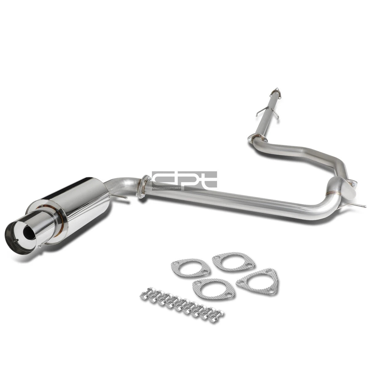 Fit 89-91 Civic Ed Sedan 4"round Muffler Tip | Built Supply Co