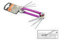 Toolux 6pc Cr-V Fold Handy Ball Point Hex Key Wrench Set by Toolux