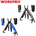 Workpro 11 In 1 Multitool With Pocket Clip And Sheath-edc Safety Lock