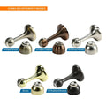 Contemporary Magnetic Spring Door Stop Holder With Catch - 5 Colors