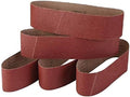 10PCS 4 x36 in Sanding Belt 80/120/150/240/400 Mixed Grit Sander Brown