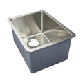 Tay Undermount Radial 15" X 20" X 10" 15 Gauge Stainless Steel Single