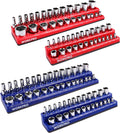Workpro Magnetic Socket Organizer Set Socket Holder Kit 1/4-inch
