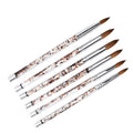 Art Manicure Tool Kolinsky Sable Hair Acrylic Nail Brush Liquid