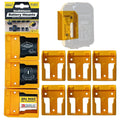 StealthMounts DeWalt Battery Holder 6 Pack by StealthMounts