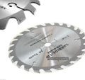 Lot 4 7-1/4" 24 Teeth Resharpenable Tooth Carbide Tipped Saw Blades