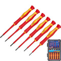 Dekton 38pc Stubby Ratchet Screwdriver Bit Set Torx Hex Pozi Slotted Phillips by Dekton