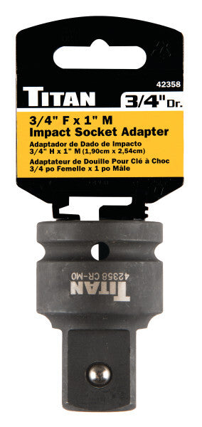 Titan 3/4-Inch Female to 1-Inch Male Impact Socket Adaptor by Titan