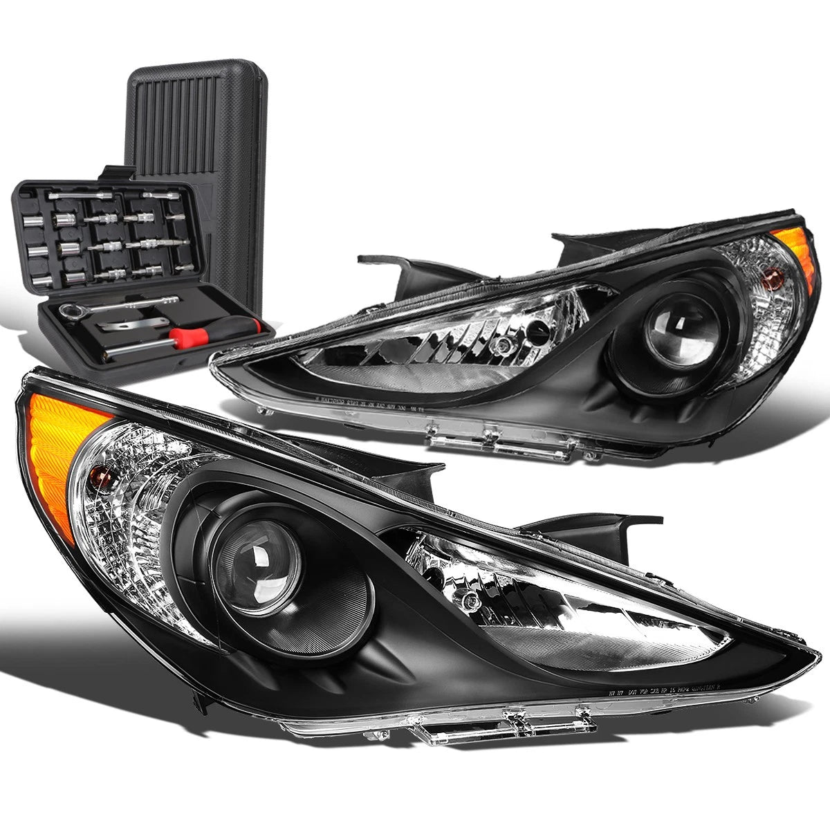 For 2011-2014 Sonata Pair Black/amber Signal | Built Supply Co