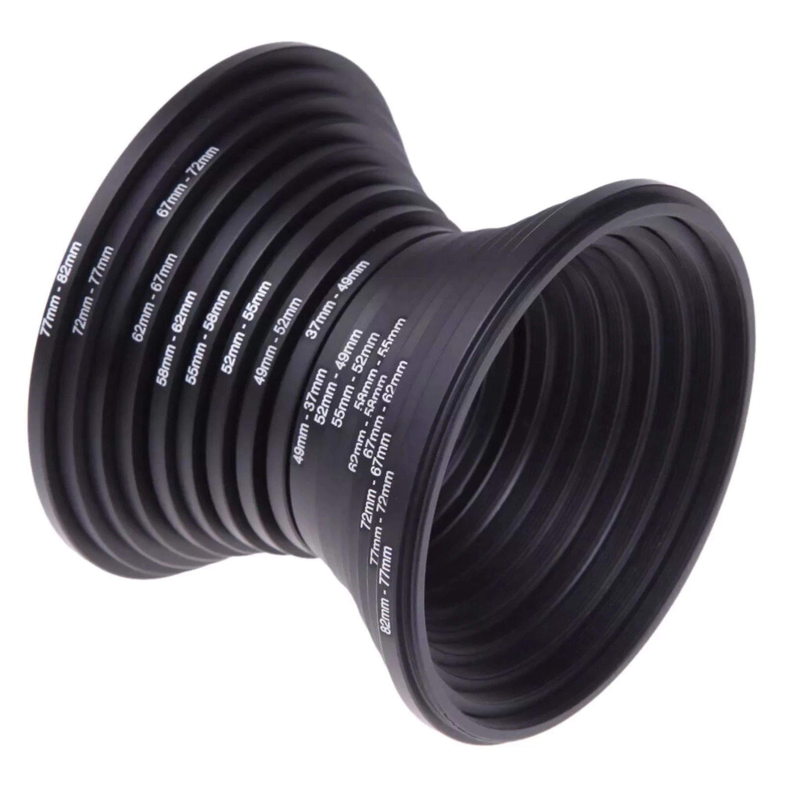 Precision Cnc Machining 37-82mm Dslr Camera Lens Filter Adapter Ring