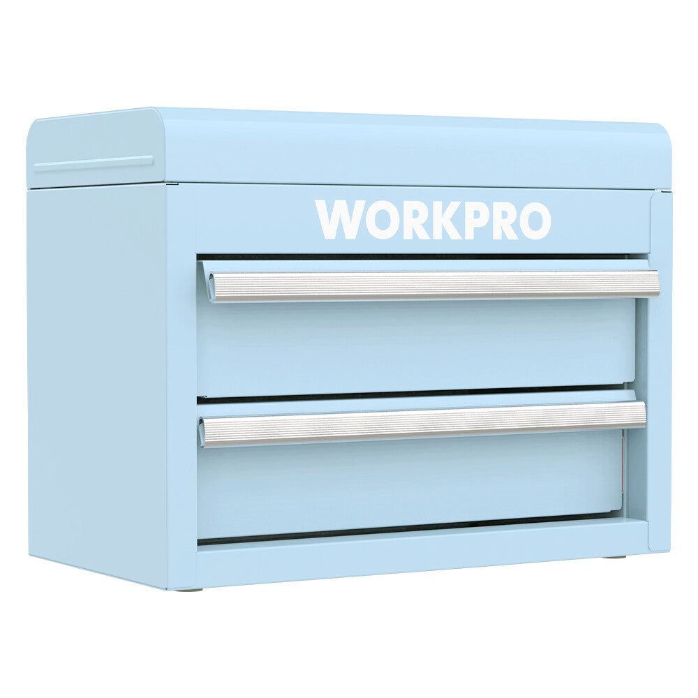 Mini Metal Tool Box with 2 Drawers