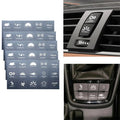 Waterproof Car For Dashboard Stickers Decals For Control Panel Buttons