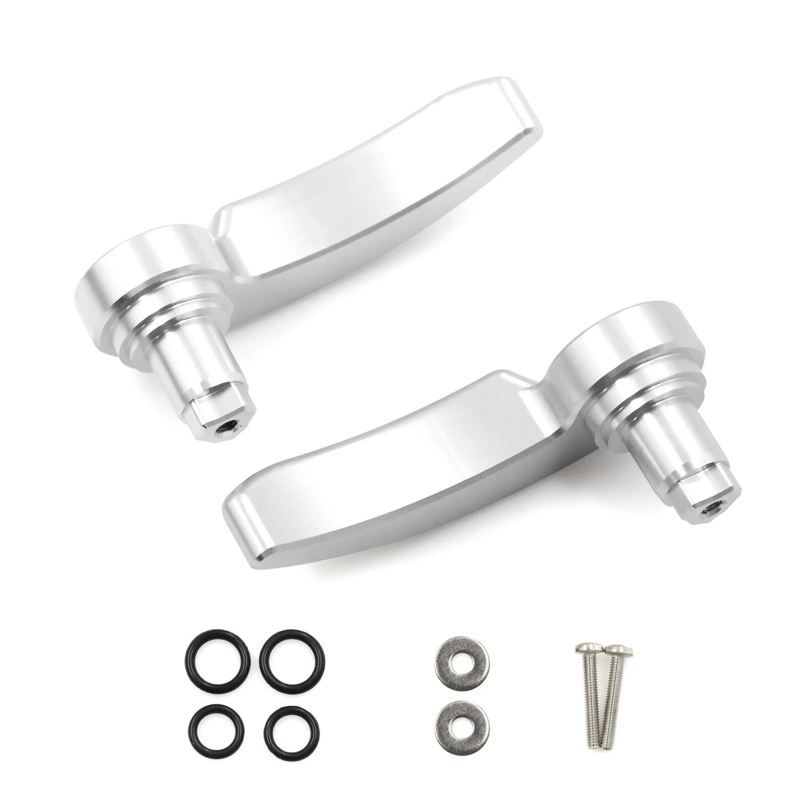 Silver Saddlebag Latch Lever Lid Lifter For Road King Special Flhrxs