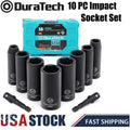 DURATECH 10pc 3/8-Drive Impact Socket Set Metric 6-Point by DURATECH