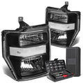 For 2008-2010 Ford Super Duty Pair Black/clear | Built Supply Co