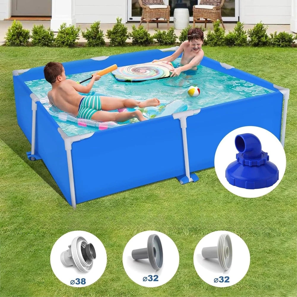 Blue Pool Nozzle Outlet For Intex Above Ground Pools 360 Degree Adjust