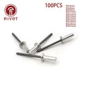 M4 Rivets Aluminum Steel Closed End Blind Round Dome Head Rivet