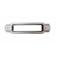 Stainless Steel T316 1/4" X 4" Turnbuckle Body , Mil-spec, 500 Lbs Wll