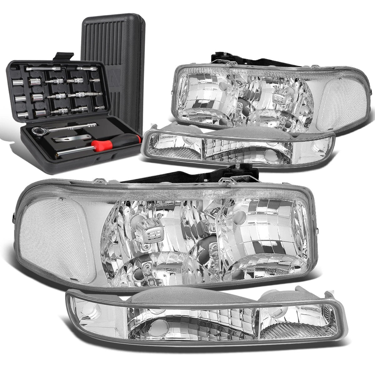 For 1999-2007 Gmc Sierra Chrome Clear Signal | Built Supply Co