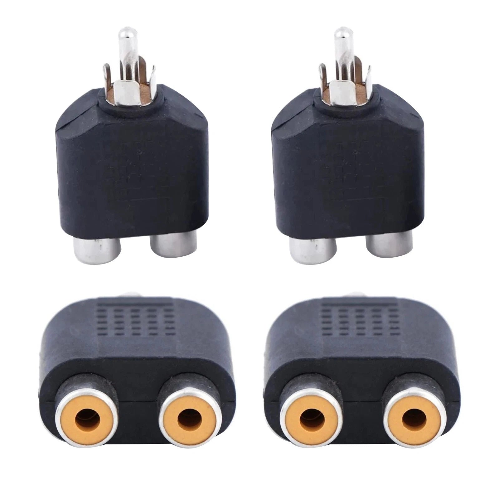 Portable Audio Connector Adapter Plug Rca Splitter Av Converter