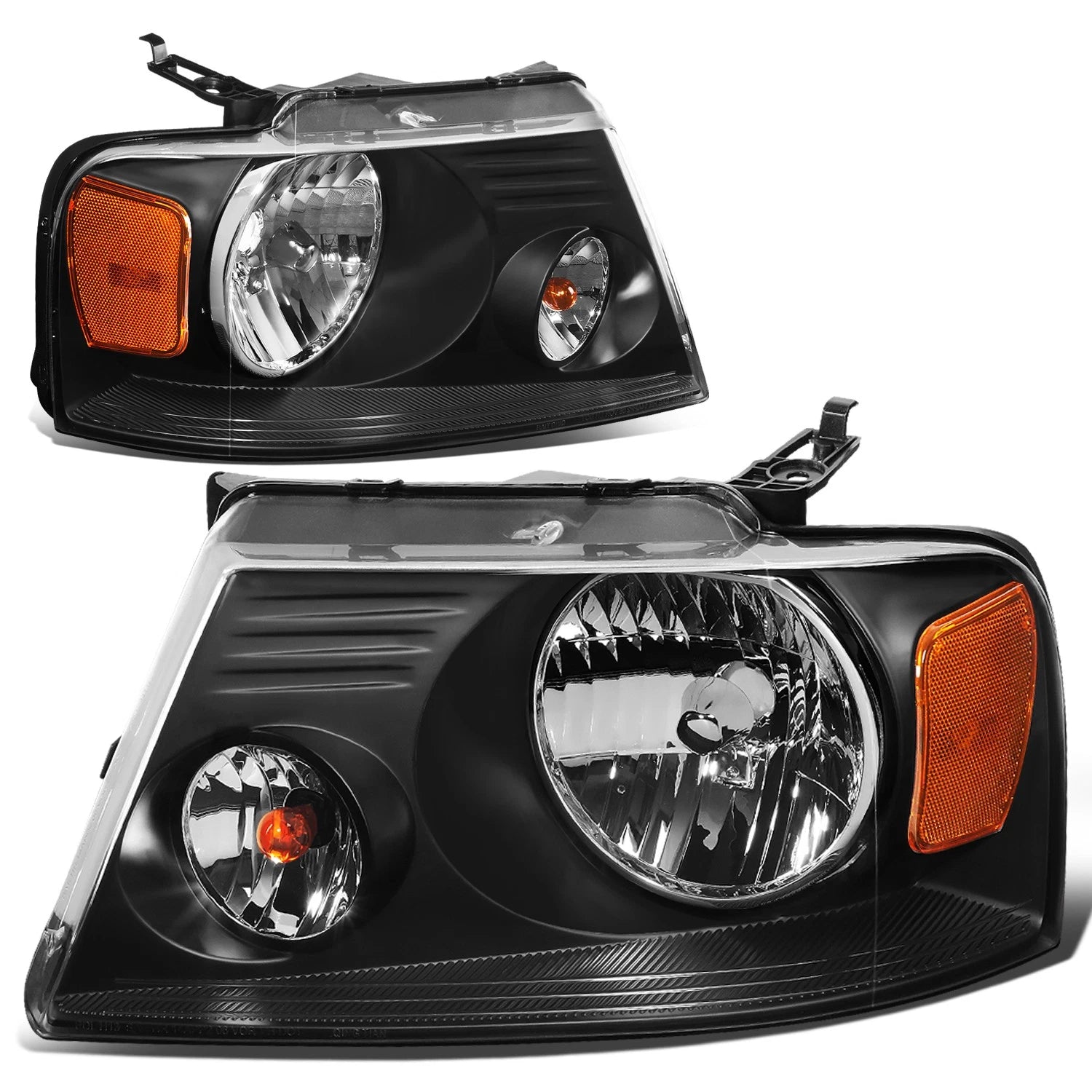 Fit 2004-2008 Ford F150 Pickup Pair Black Housing | Built Supply Co
