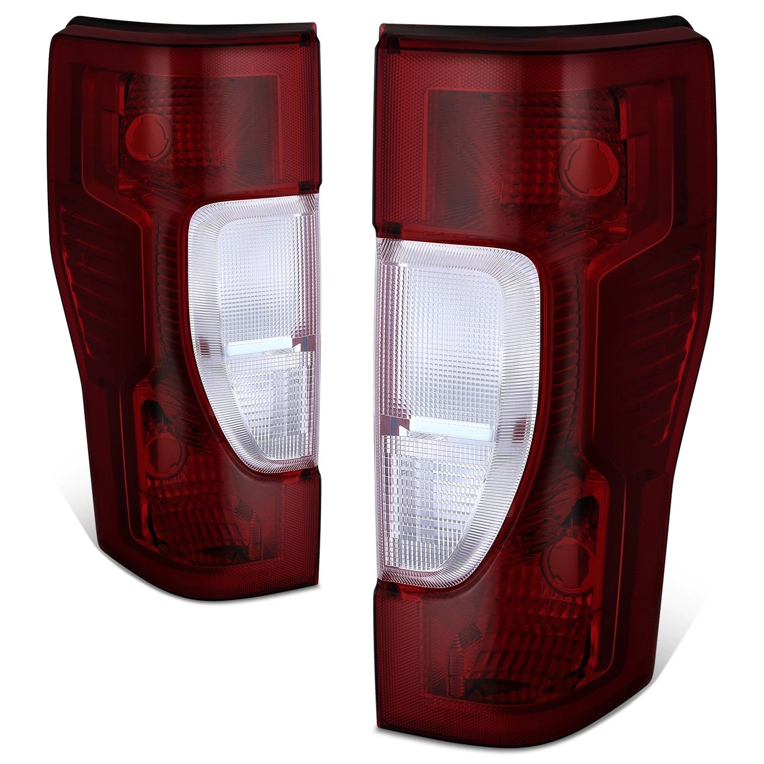 Fit 20-22 Ford F-250 F-350 Super Duty Dark Red Lens | Built Supply Co