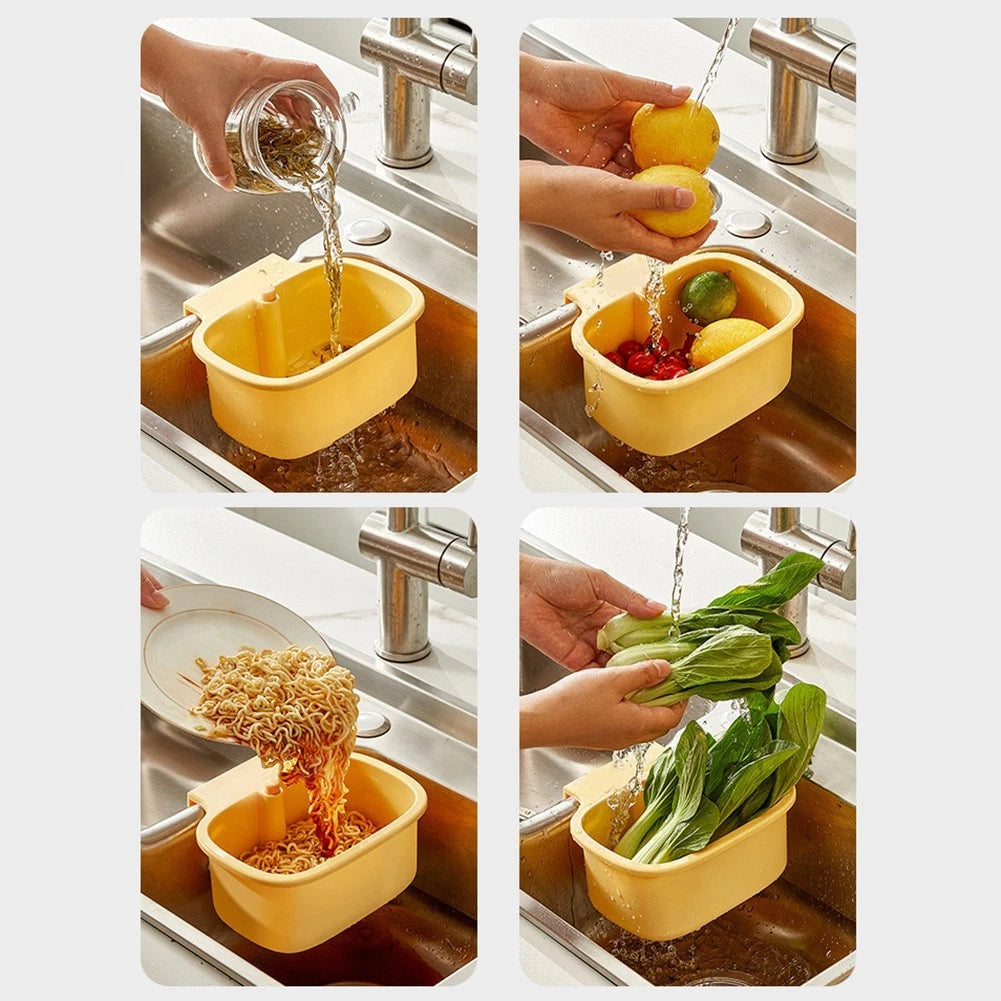 Kitchen Hanging Strainer Basket For Efficient Food Waste Filtering