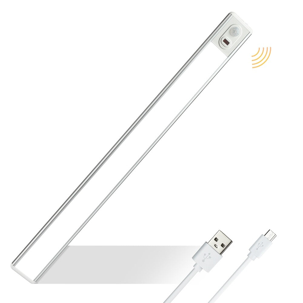 LED Under Cabinet Closet Light Motion Sensor USB Rechargeable Kitchen