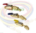 Color Coded R410a R134a Shut Valves 4 Ac Hvac Refrigeration Charging