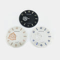 36.5mm Replacement Watch Dial With Green Luminous Part For Nh38