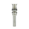 Pop-up Vanity Sink Drain In Brushed Nickel Finish With Overflow
