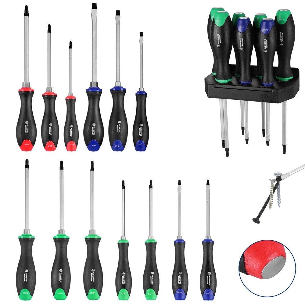 WORKPRO 22Pcs Magnetic Screwdriver Set by WORKPRO