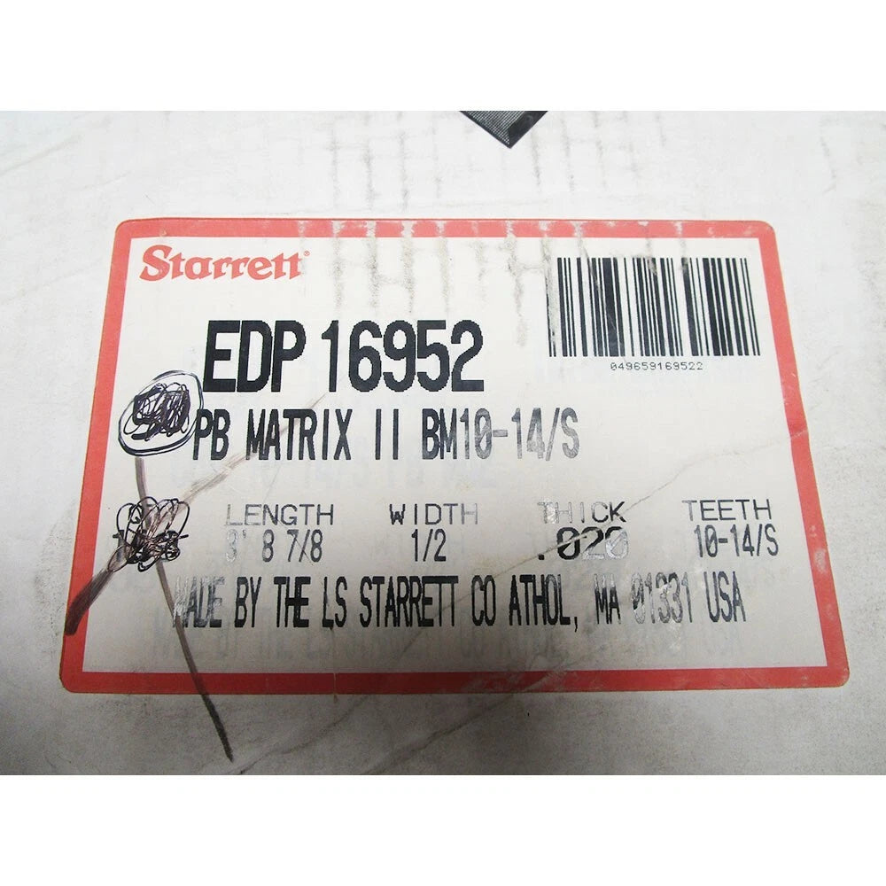 Ls Starrett Powewrband Matrix Ii Bi-metal Port Bandsaw Blades 3pk