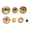 Transmission Gearbox Gears Set For Tamiya 1/14 Tractor Trailer Rc Car