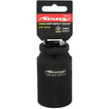 Neilsen 1" Drive Standard Deep Square Metric Single Impact Socket 34mm
