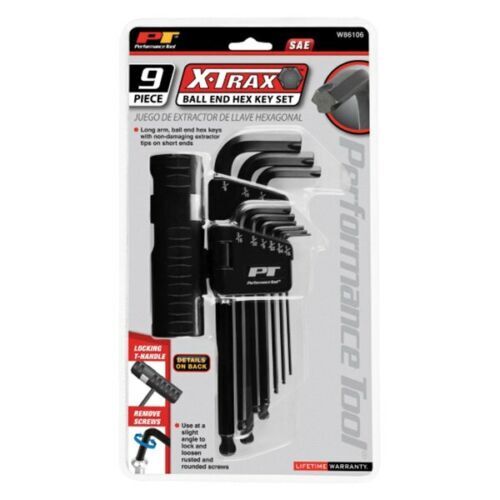 9pc Performance Tool Allen Key Set
