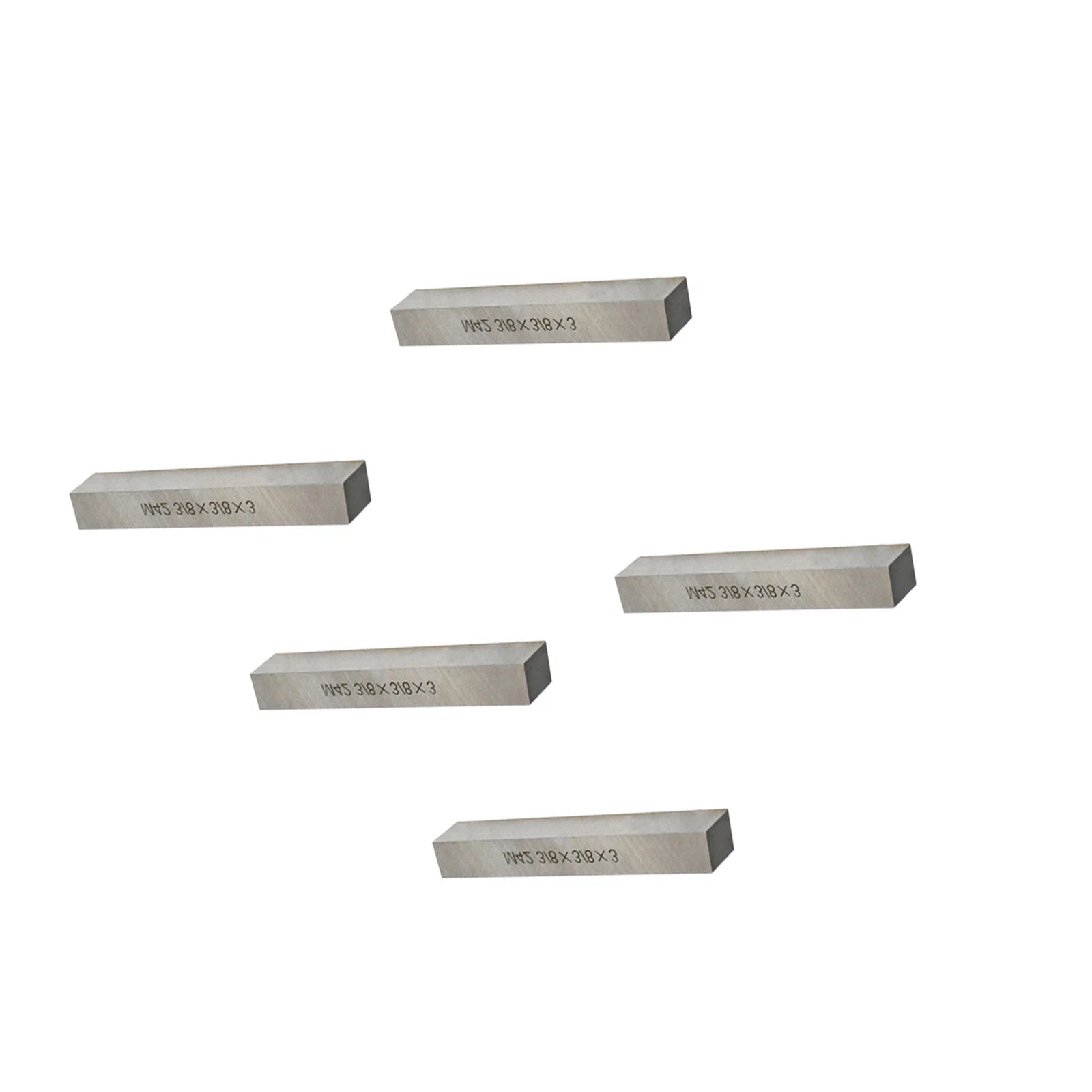 Set Of M42 Hss Square Tool Bits Size 3/8 Inch X 3/8 Inch X 3 Inch