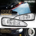LH+RH Headlight with 6000K LED Bulbs