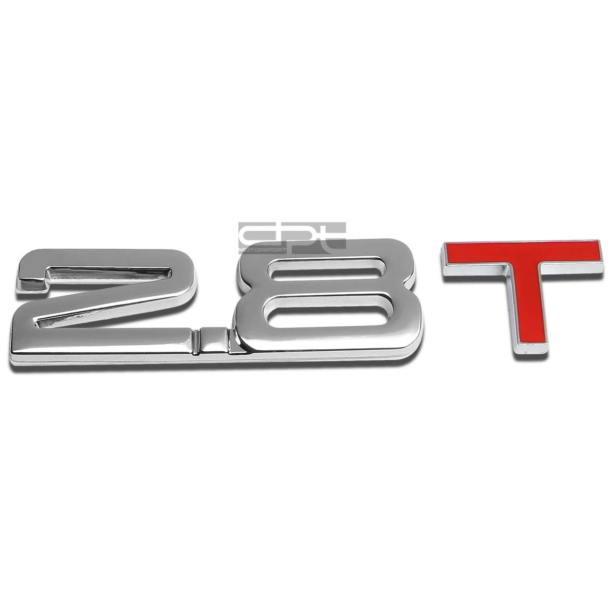 Bumper Sticker Metal Emblem Decal Trim Badge Polish Chrome 2.8t 2.8 T