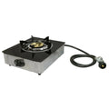 14 Propane Gas Single Burner Stove Tempered Glass Auto Ignition 10000
